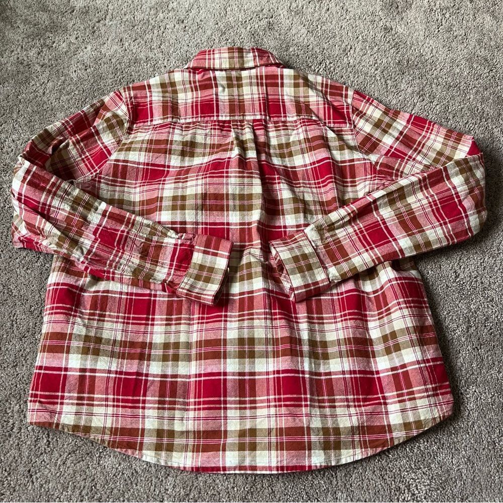 Vintage Rockies Women's XL Plaid Flannel Shirt - Picture 6 of 8